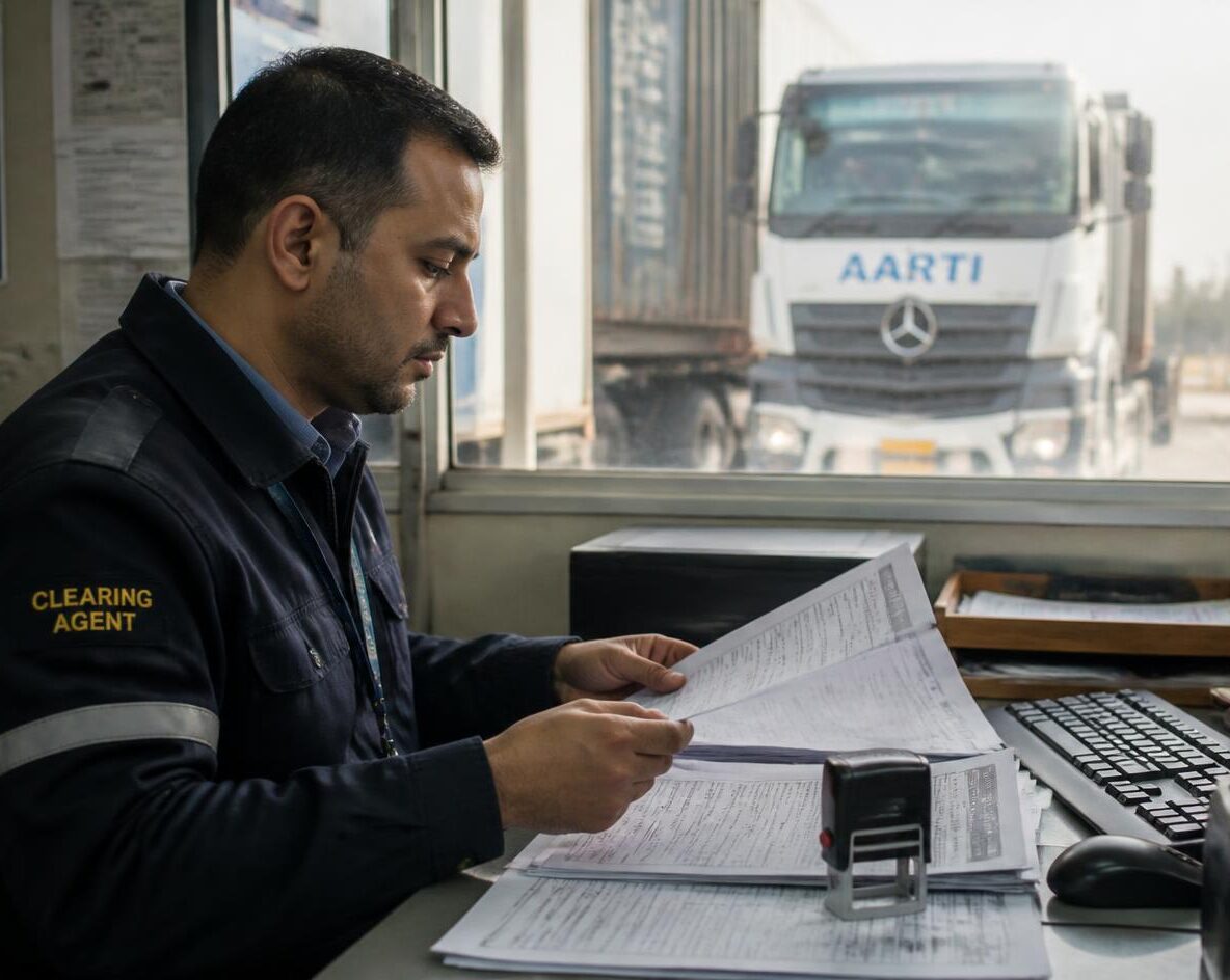 expert customs document consultant reviewing clearance documentation